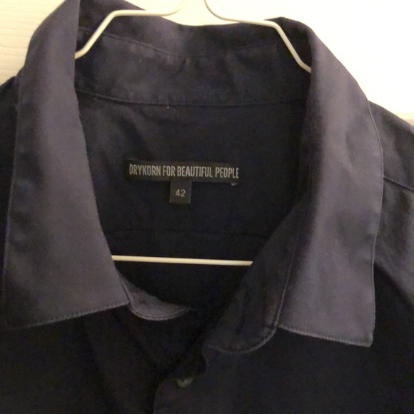 Drykorn for Beautiful People men shirt, blue - Picture 2 of 4